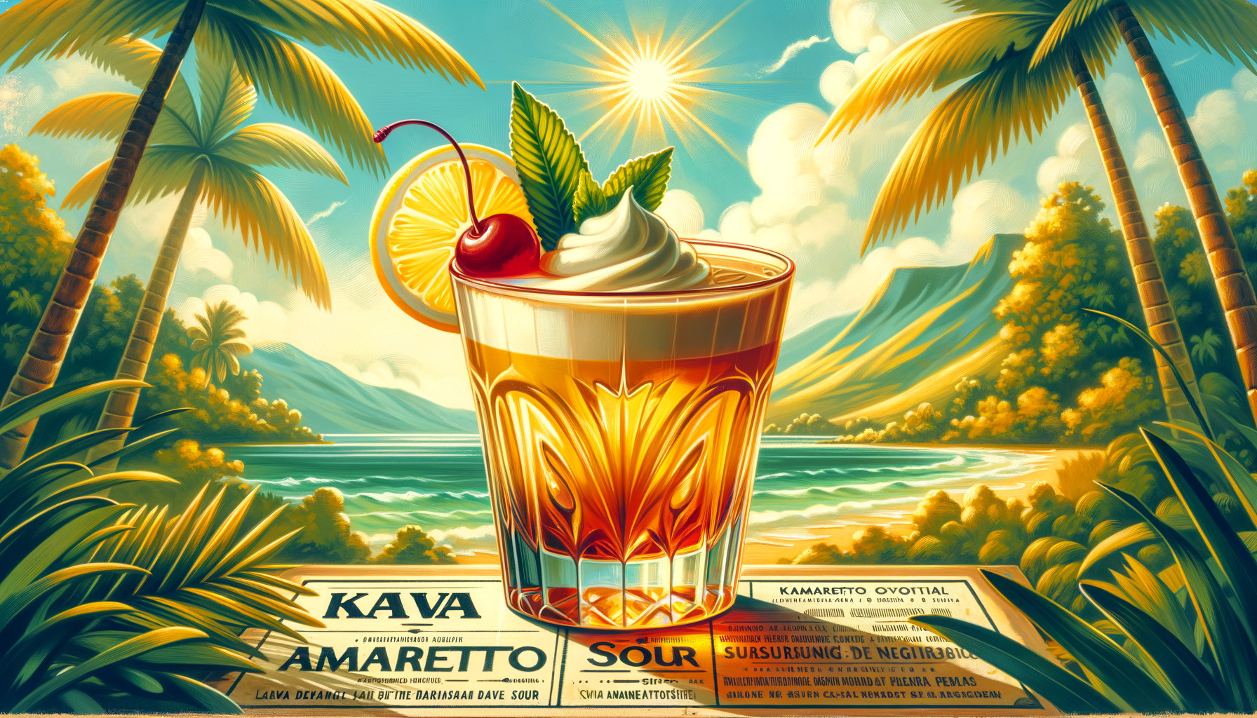 Elevate Your Cocktail Experience with the Ultimate Kava Amaretto Sour