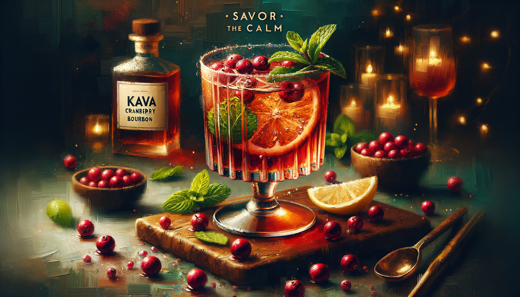 Refreshing Kava Cranberry Bourbon Cocktail: A Perfect Blend for Relaxation