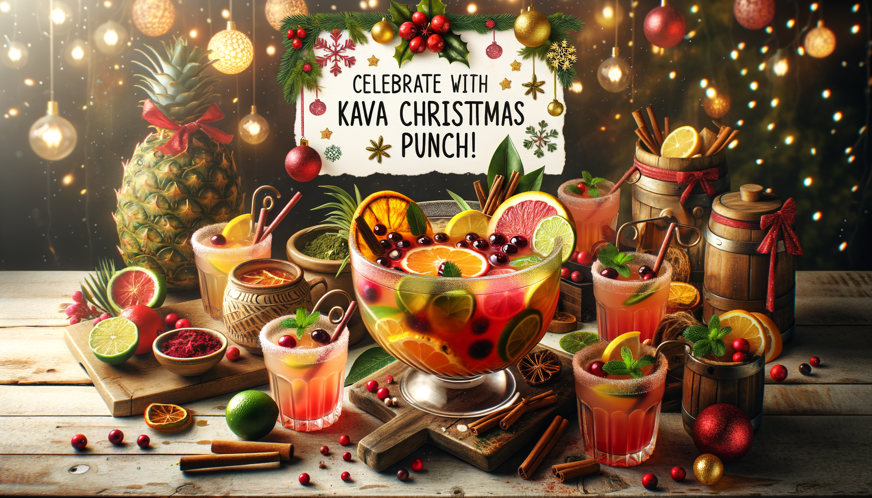 Cheers to the Season: Delightful Kava Christmas Punch for Holiday Celebrations